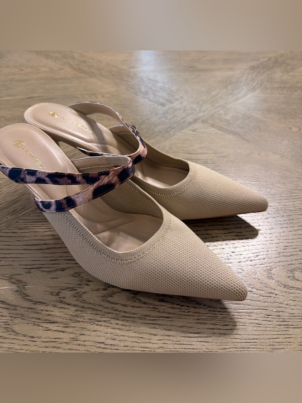 Newbella Knit Pointed Toe Mules 8.5